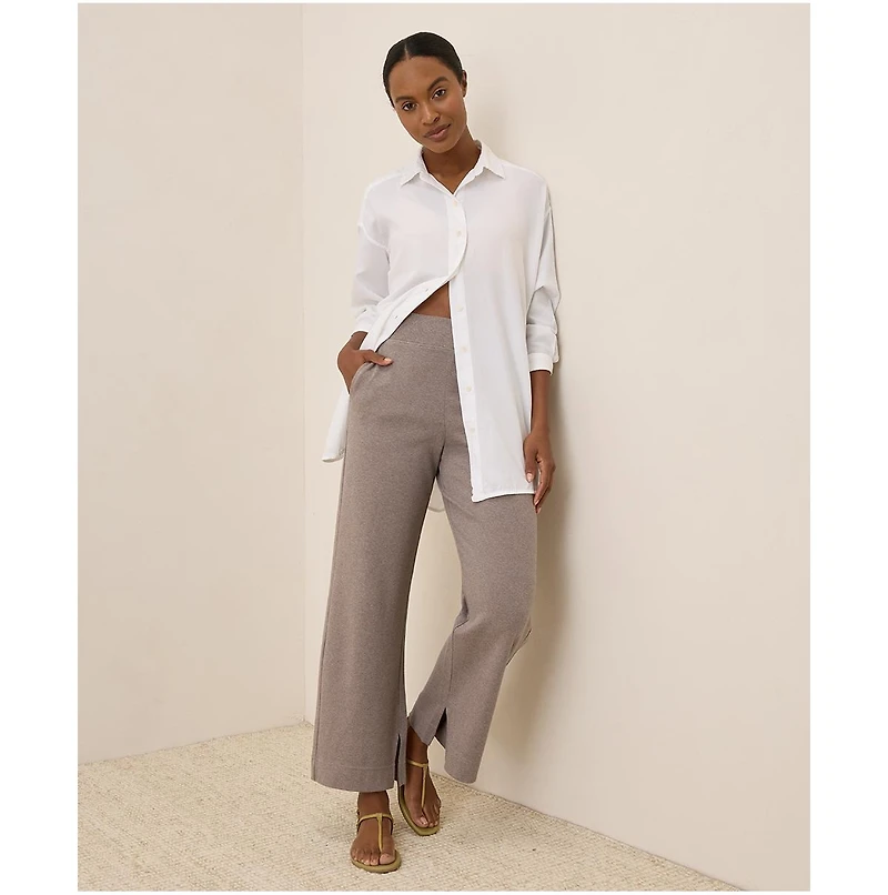 Pact Women's Organic Cotton Airplane Wide Leg Pant - 26" Inseam