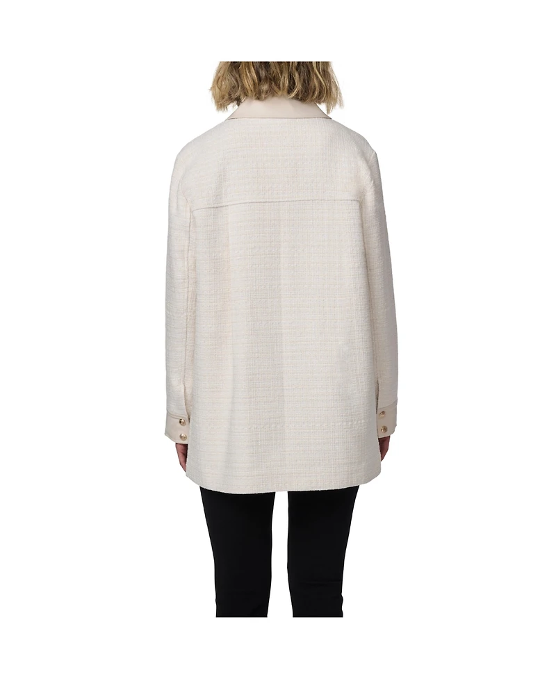 Bernardo Women's Tweed Shacket