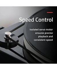Fluance RT85N Reference High Fidelity Vinyl Turntable Record Player with Nagaoka Mp-110 Cartridge Acrylic Platter Speed Control Motor Mass Mdf Wo