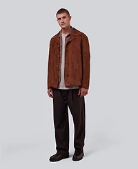 Furniq Uk Men's Men s Suede Shirt Jacket , Created for Macy s