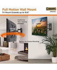ProMounts Full Motion Tv Wall Mount for TVs 23"