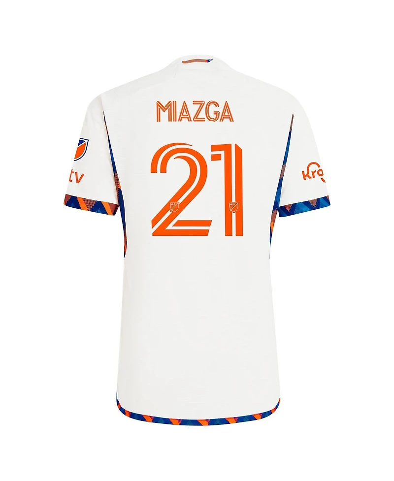 Adidas Men's Matt Miazga White Fc Cincinnati 2024 The Canvas Kit Authentic Player Jersey