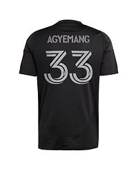 Adidas Men's Patrick Agyemang Black Charlotte Fc 2025 Fortress Kit Replica Player Jersey
