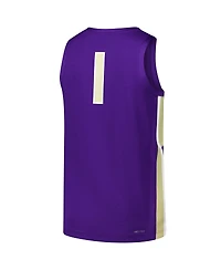 Nike Men's 1 Purple James Madison Dukes Replica Basketball Jersey