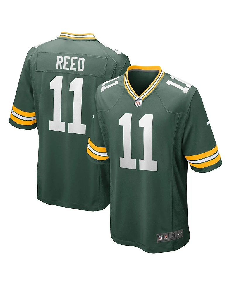 Nike Men's Jayden Reed Green Bay Packers Game Jersey