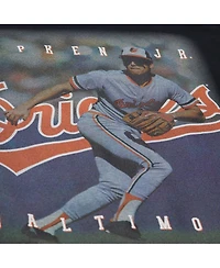 Mitchell & Ness Men's Cal Ripken Jr. Black Baltimore Orioles Legends Collection Vintage Logo T-Shirt