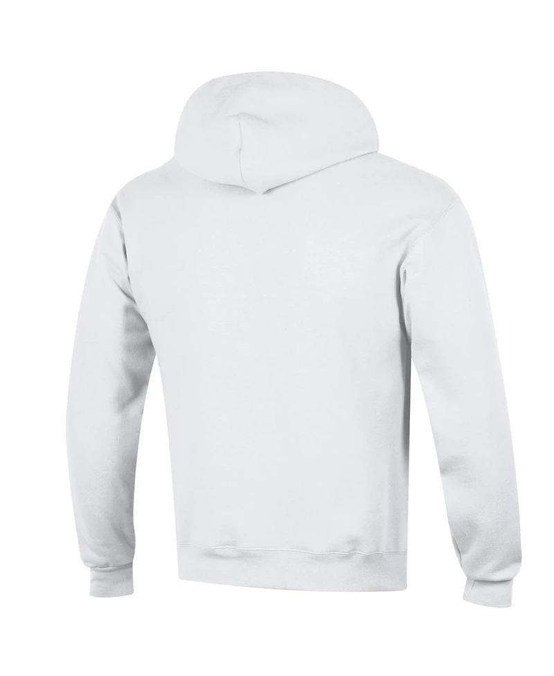 Champion Men's White Texas Longhorns Arch Over Logo Pullover Hoodie