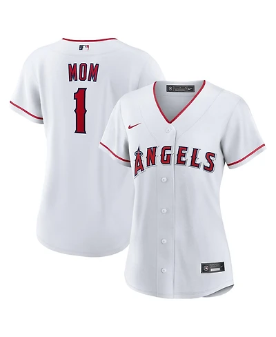 Nike Women's White Los Angeles Angels 1 Mom Home Replica Jersey