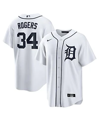 Nike Men's Jake Rogers White Detroit Tigers Home Replica Jersey