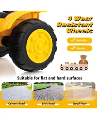 12V Kid's Ride on Excavator with Adjustable Digging Bucket