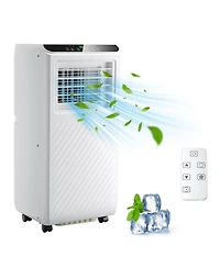 8000 Btu 3-in-1 Portable Air Conditioner for 250 Sq.ft with Remote Control