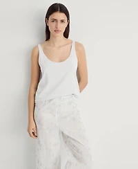 Mango Women's Embroidered Pajama Pants