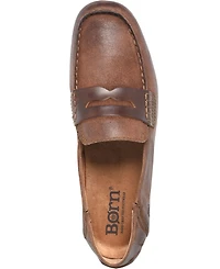 Born Men's Marcel Nubuck Leather Penny Loafers