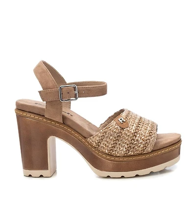 Women's Ankle Strap Heeled Sandals Refresh By Xti