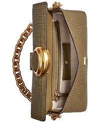 Donna Karan New York Valley Stream Embossed Croco Shoulder