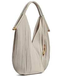 Donna Karan New York Baldwin Large Laser-cut Shoulder with Leather Wrapped Rounded Handle