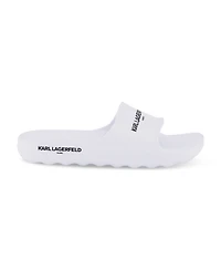 Karl Lagerfeld Paris Men's Logo Print Slides