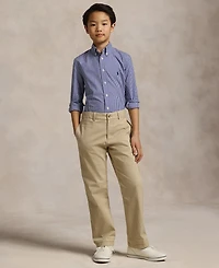Polo Ralph Lauren Big Boys Gingham Cotton Poplin Shirt