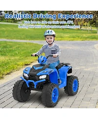 24V Kids Ride-On Electric Atv with Wireless Connection for Toddlers 3-8 Years Old