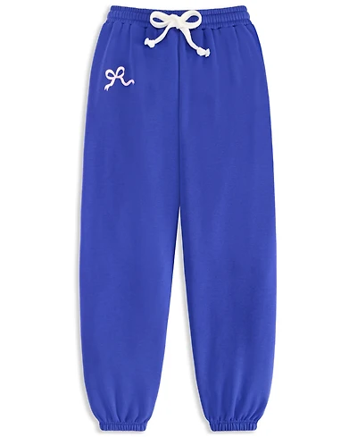 With Jules Big Girls Bow-Graphic Jogger Sweatpants