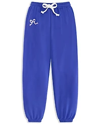 With Jules Big Girls Bow-Graphic Jogger Sweatpants
