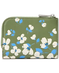 Kate Spade New York Devin Painterly Bouquet Small Leather Wallet