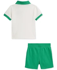 Polo Ralph Lauren Baby Boys Jersey Shirt & Shorts Set