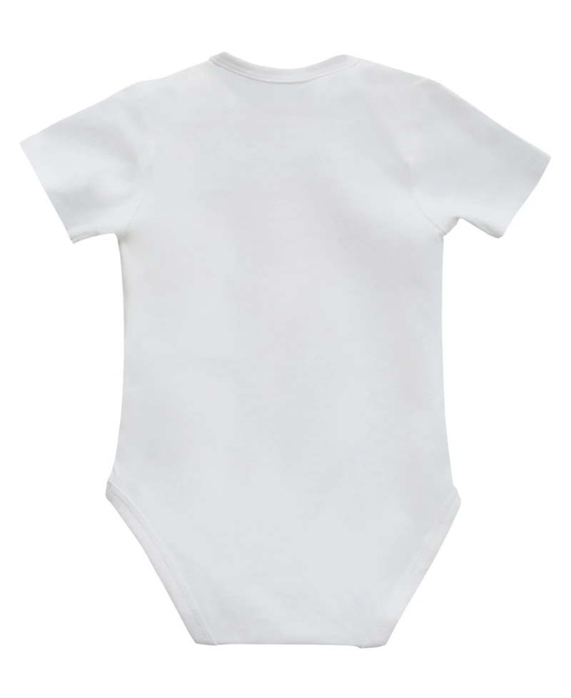 Guess Baby Girls 5-Piece Bodysuits, Shorts, Bib, and Socks Set
