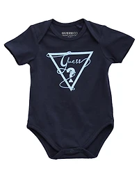 Guess Baby Boys 5-Piece Bodysuits, Shorts, Bib and Socks Set
