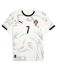 Puma Men's Cristiano Ronaldo White Portugal National Team 2025 Away Replica Jersey