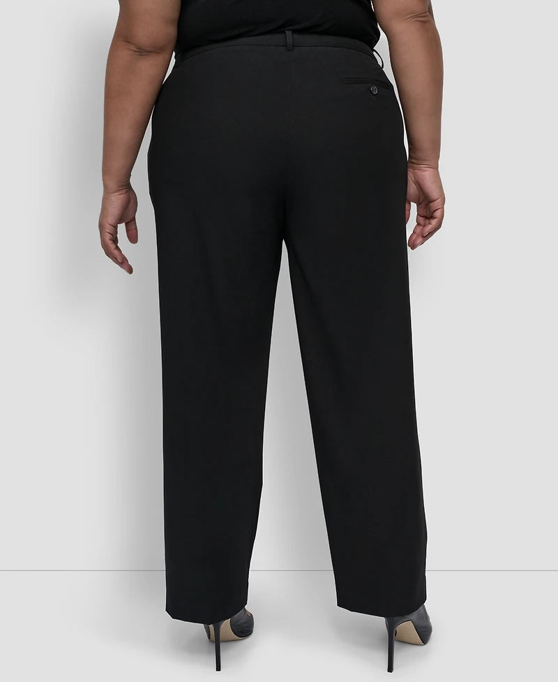 Dkny Plus Modern-Fit Pants