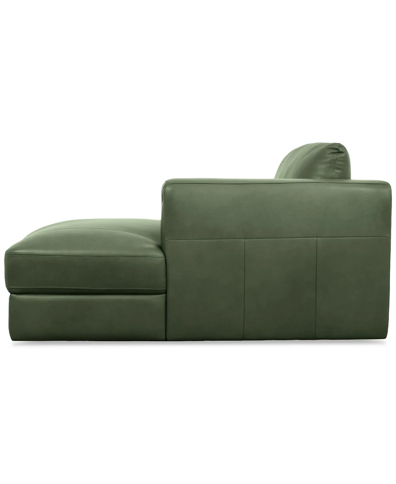 Touville 2-Pc. Leather Sectional with Chaise, Exclusively at Macy's