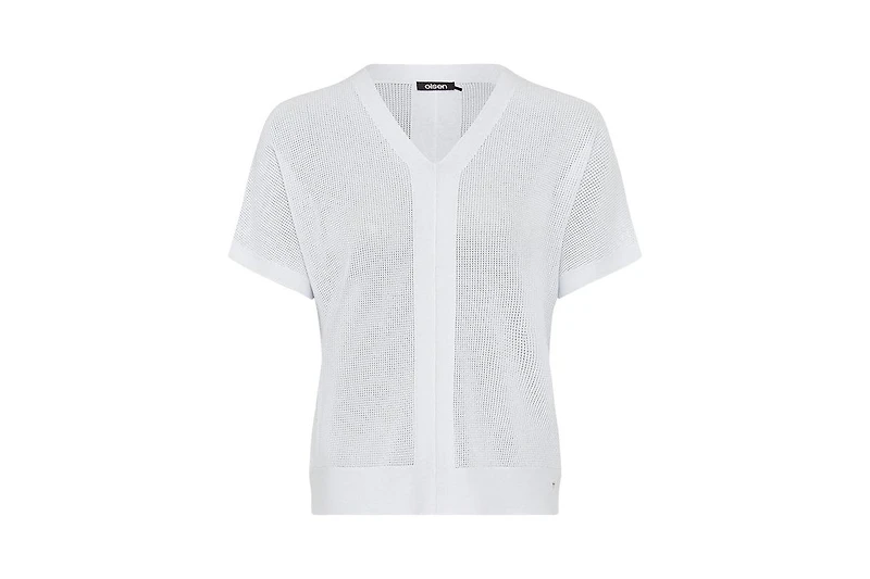 Olsen Women's Waffle Knit Pullover