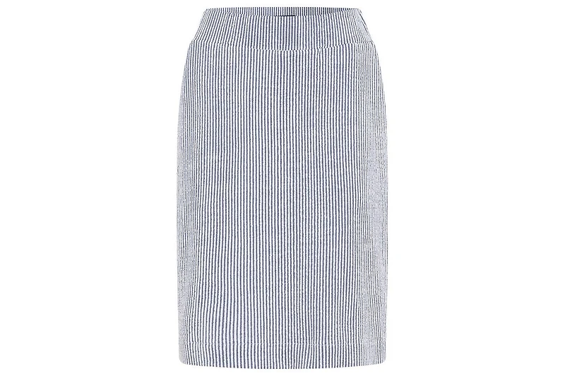 Olsen Women's Seersucker Pull-On Skirt