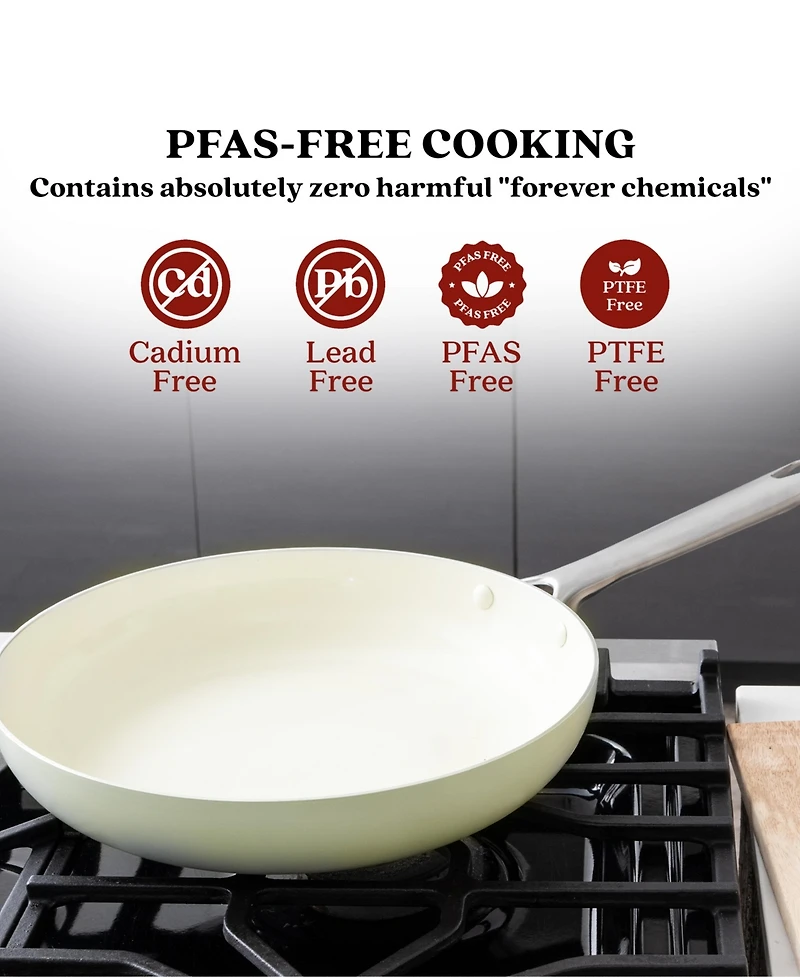 Alva Mobi 8-pc Ceramic Nonstick Cookware Set - Healthy Non-Toxic Pfas/Ptfe/Pfoa-Free