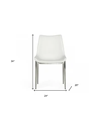 Modern Faux Leather Dining Chairs Set of 2 for Stylish Home Dining