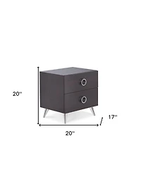 Two-Drawer End Table – A Chic and Practical Addition to Any Room