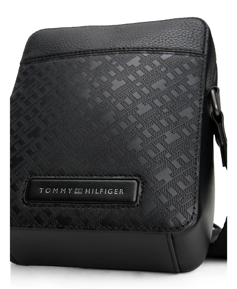 Tommy Hilfiger Men's Monogram Mini Reporter Bag