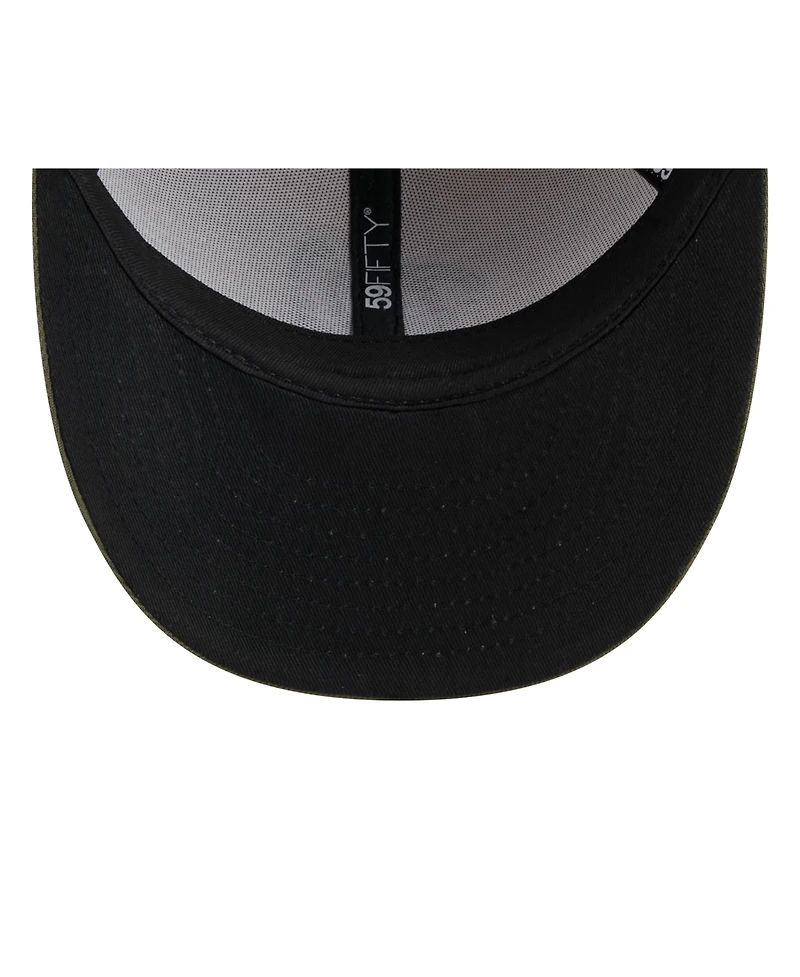New Era Men's Light Beige/Olive Washington Nationals 2025 Armed Forces Day Low Profile 59FIFTY Fitted Hat