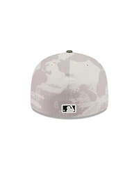 New Era Men's Light Beige/Olive Baltimore Orioles 2025 Armed Forces Day Low Profile 59FIFTY Fitted Hat