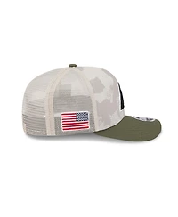 New Era Men's Light Beige/Olive Arizona Diamondbacks 2025 Armed Forces Day 9SEVENTY Adjustable Hat