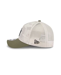 New Era Men's Light Beige/Olive New York Yankees 2025 Armed Forces Day 9FORTY M-Crown A-Frame Adjustable Hat