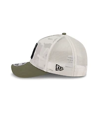 New Era Men's Light Beige/Olive Arizona Diamondbacks 2025 Armed Forces Day 9FORTY M-Crown A-Frame Adjustable Hat