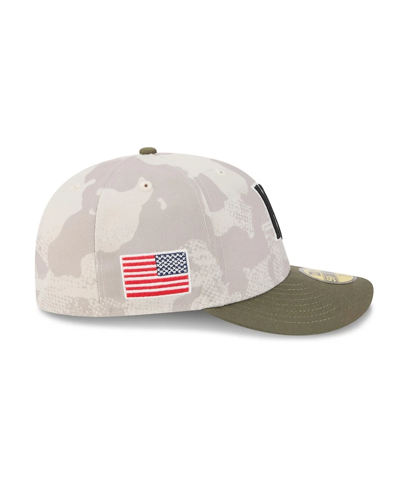 New Era Men's Light Beige/Olive Kansas City Royals 2025 Armed Forces Day 59FIFTY Fitted Hat
