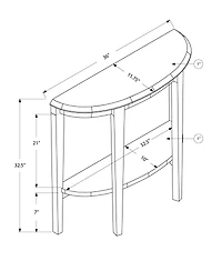 Modern End Table with Bottom Shelf for Storage