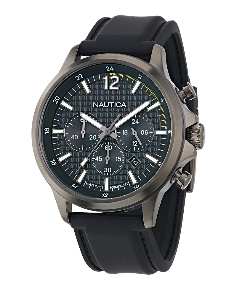 Nautica Men's Chronograph or Date Silicone Watch