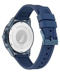 Nautica Men's Analog Blue Silicone Watch Set