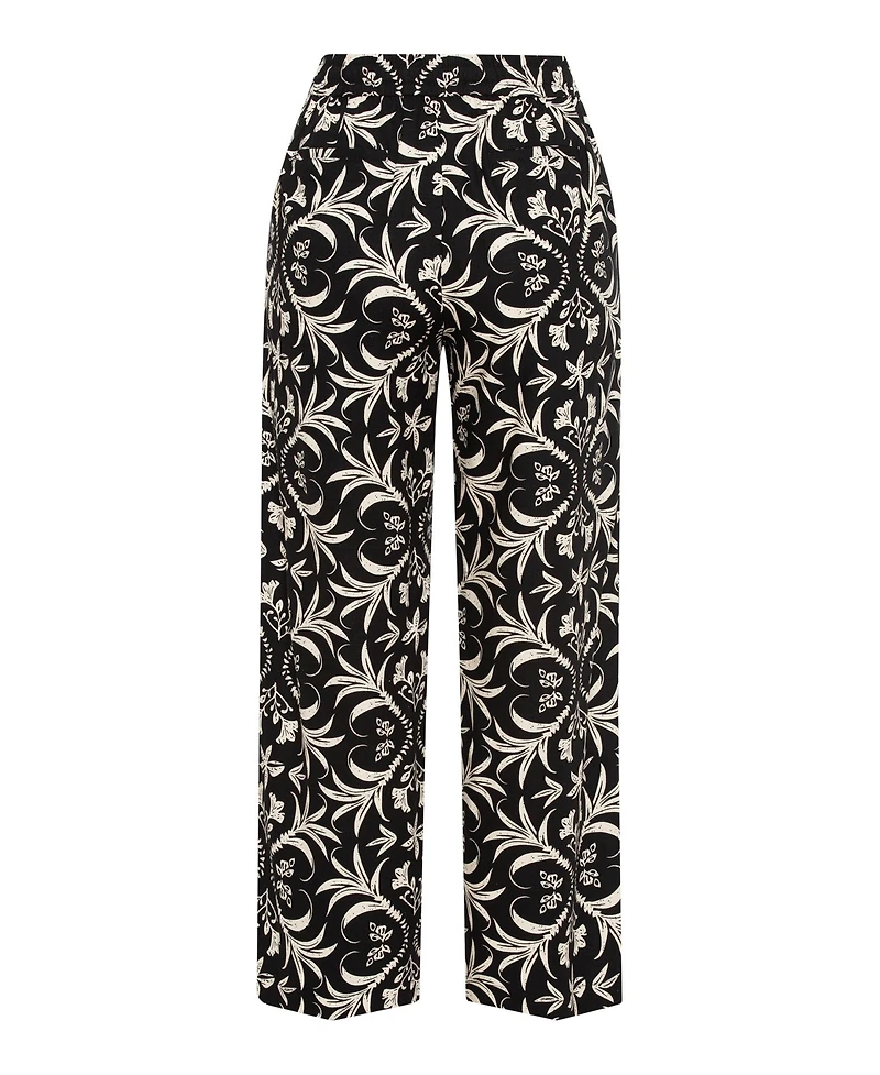 Olsen Women's Anna Fit Ornamental Cropped Pant