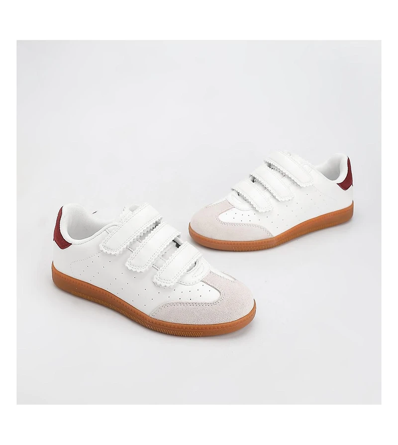 Blake Triple-Strap Gum Sole Sneakers