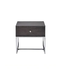 Contemporary End Table with Storage Drawer – Engineered Wood Build